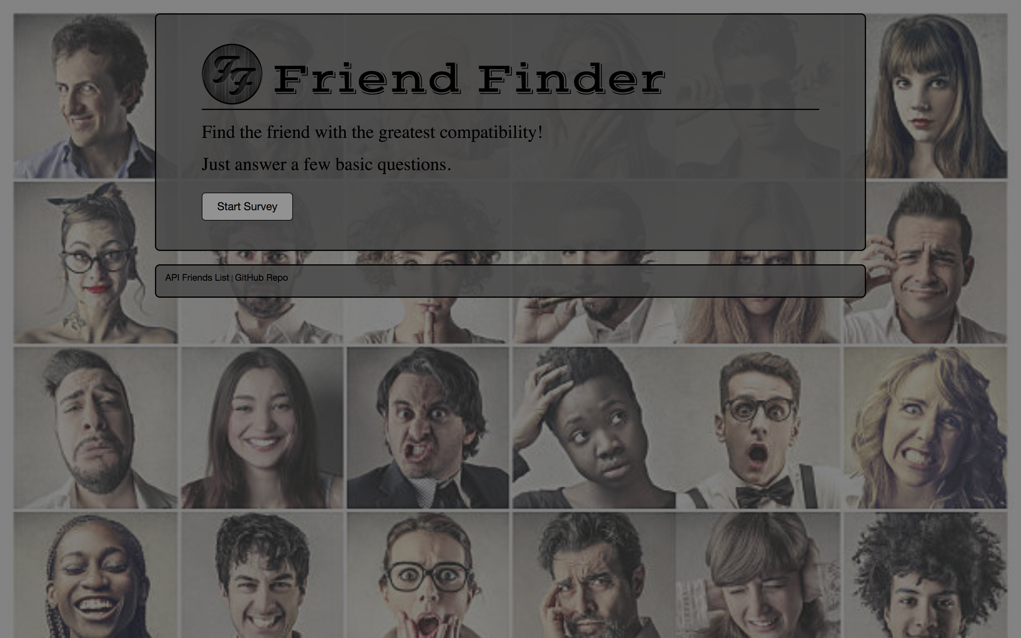 Friend Finder App